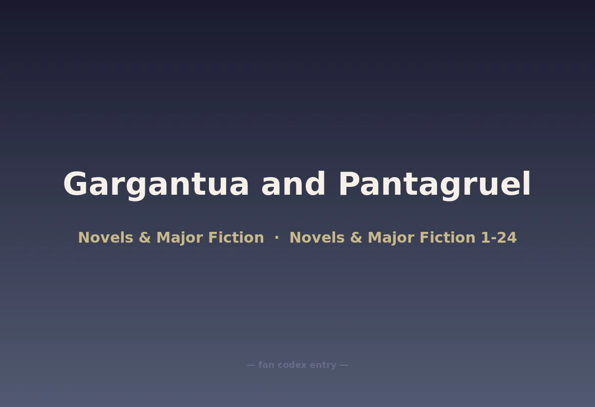 Gargantua and Pantagruel