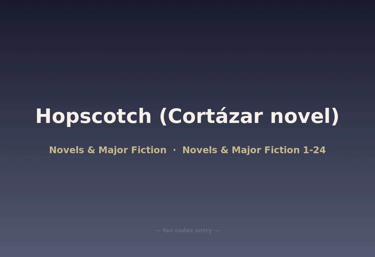 Hopscotch (Cortázar novel)