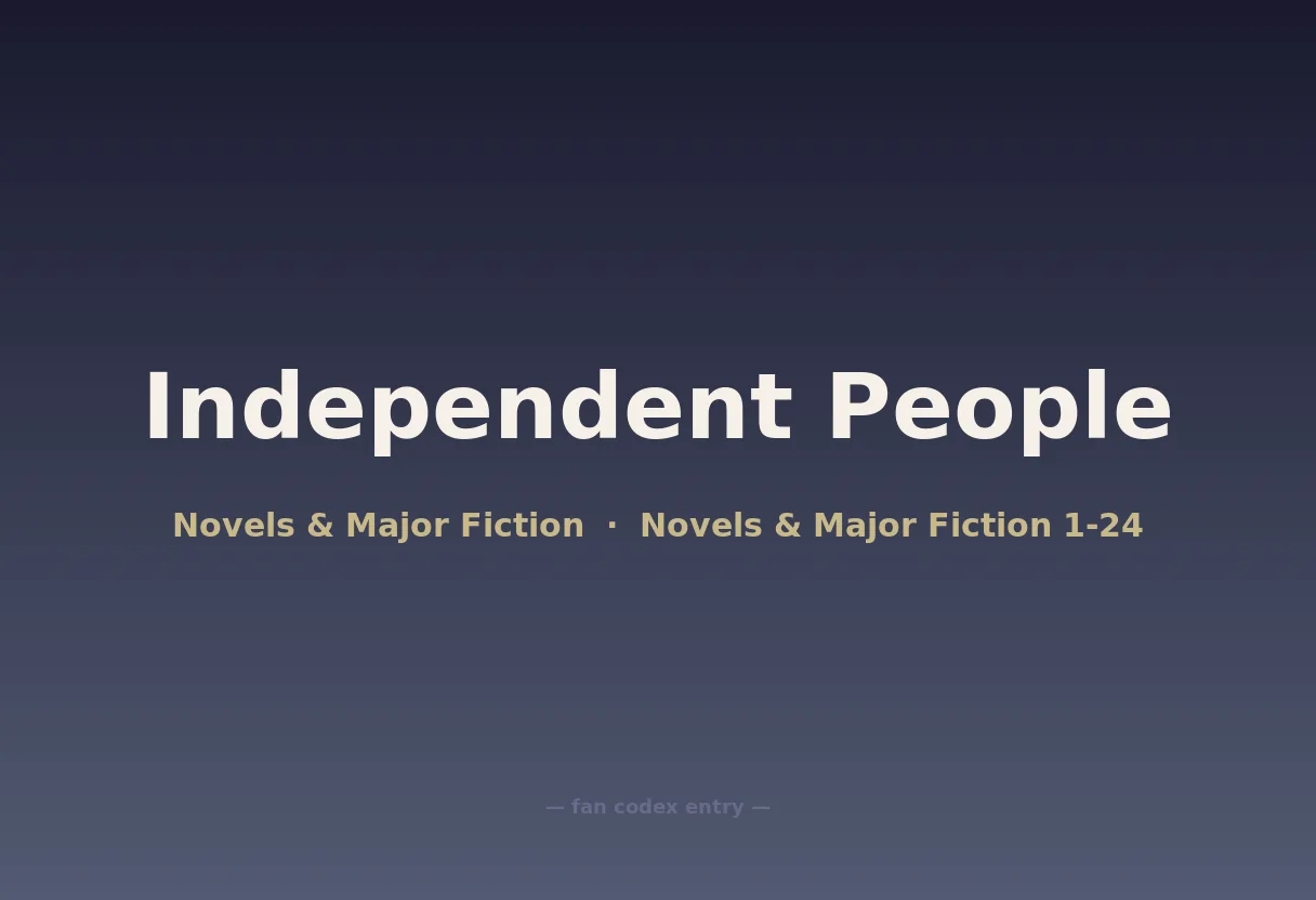 Independent People